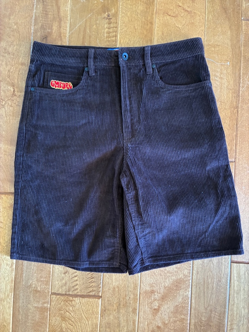 Dark Brown Corduroy Shorts Empyre
